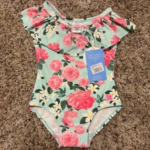 Ruffle Butts - Rosy Sweetheart Ruffle One Piece Swimsuit
